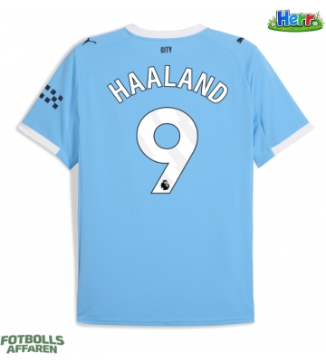 Manchester City Erling Haaland #9 Hemmatröja 2025-26 Kortärmad